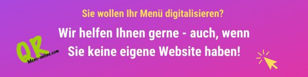 Menü-Karten digitalisieren 1
